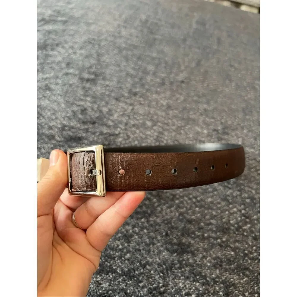 Chaps Reversible Leather Belt youth small
